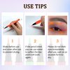 Liquid Colored Eyeliner Set,6pcs Matte Waterline Eye Liner Pencils Makeup Face Paint,Eye Liner Waterproof Smudgeproof,Long Lasting Highly Pigmented UV Eyeliner Pen Eye Makeup For Women Halloween Party