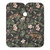 ALAZA Flower Green Leaves Butterfly Leopard Barber Cape for Men Women, Waterproof Haircut Apron Beard Shaving Bib Hair Cutting Cloth 55 x 65 Inch