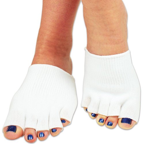 Gel Toe Socks Dry Forefoot Feet Heel Hard Cracked Skin Moisturising Open Comfy Recovery Protection Toes Protector Sock 5 Moisturizing