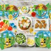 party greeting 96PCS The Wonderful Birthday Party Supplies Set Party Tableware Kit Themed Party Dinnerware for Kids Adult Birthday Baby Shower Serve 24