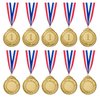 12 Pieces Gold Award Medals - Winner Medals Gold Prizes for Sports, Competitions, Party, Spelling Bees, Olympic Style, 2 Inches