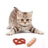 Glaciart One Catnip Chew Toys for Cats & Kittens - Bread Stick & Pretzel Shapes - Fun & Cute Catnip Toys for Cats, Kitten and Cat Kicker Toy, Indoor Cat Teething Chew, Biting - Pet Cat Birthday Gift