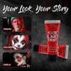 Face and Body Paint Cream, 30ml - Pretend Costume and Dress Up Makeup by Splashes & Spills (Red)