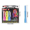MeiduGaga Neon Face Paint Sticks Glow Face Body Paint Safety Face Paint Crayons Easy to Clean for Makeup Parties Sport Events Birthday Festivals Cosplay (Glow in the Dark)