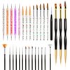 MelodySusie 31Pcs Nail Art Brushes Nail Art Tool Set,Nail Dotting Tools Striping Nail Art Brushes for Liner Brushes Nail Drawing Pen For Nail Design for Home and Salon Use