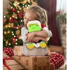 DolliBu Santa Claus Plush Dress Up Set for Teddy Bear Plush Toy – Santa Claus Outfit for Christmas Stuffed Animals, Cute Set of Santa Suit and Stocking Cap for Stuffed Plushies Clothes – Small