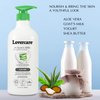 Lovercare Goat Milk Body Lotion for Dry Skin Aloe Vera 27.05 oz (800ml) - Single…