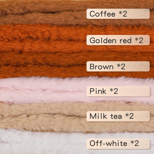 UzecPk 48 Pcs Pipe Cleaners Extra Thick Jumbo Chenille Stems Fur 12Ps 39Inch Pipe Cleaners Craft Kit Chunky Pipe Cleaners for Beginners DIY Craft Supplies Decorations