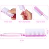 15 Pieces Nail Brush for Cleaning Fingernails Nail Scrub Manicure Brush Handle Grip Cleaning Brushes Pedicure Brush for Toes and Nails Cleaning, 5 Colors(Fresh Colors)