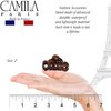 Camila Paris CP1377 French Hair Clip for Women, 2 inch Girls Hair Claw Clips Jaw Tortoise Fashion Durable and Styling Hair Accessories for Women, Strong Hold No Slip Grip, Made in France
