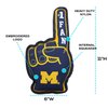 Pets First NCAA Michigan Wolverines #1 Fan Toy. Best Sports Dog Toy with Double Stitched Trim and Tough Nylon Material Filled with Chewable Polyfil and Inner Squeaker