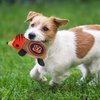 NFL Cincinnati Bengals Plush Hedgehog Toy for Dogs & Cats, Cool Soft Pet Toy for Fun and Interactive Play, Dog Chew Toy with Squeaker, Licensed Hot Pet Toy