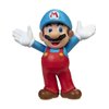 Super Mario Action Figure 2.5 Inch Ice Open Arms Mario Collectible Toy