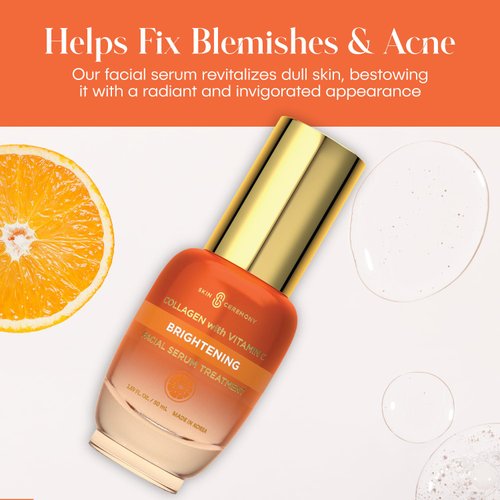 Korean Collagen & Vitamin C Face Serum - Anti Aging - Promotes Brighter, Smoother Skin, Deeply Hydratyes and Repairs Fine Lines - For All Skin Types - Korea Skin Care - 1.69 FL.OZ., by Skin Ceremony