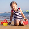 12 Pieces Watering Can for Kids Bath Toys Plastic Small Watering Can with Handles Small Watering Pot Play Sand Toys for Childrens Garden Home Outdoor Sand Beach Playing (Basic Style)