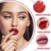 ZHISHUDL 3 Colors Matte Lip Stick Matte Nude Lipstick Set,Long Lasting Waterproof Non-Stick Cup Nude Lip Stick,Lip Stain Makeup Set for Women - Set B
