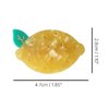 Lemon Hair Clip,Cellulose Acetate Hair Clips,Big Claw Clips for Women,Hair Accessories,Pack of 2