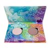 Honeybee Gardens Mini Skinny Duo Eye Shadow Compact in Canterbury and Porcelain, Longlasting, Refillable & Customizable, Vegan, 26mm Pans