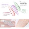 Pakivs 2Pcs Pore Primer,Skin Tone Correcting Facial Serum,One Step Face Makeup Primer,Isolation Cream Invisible Pore,Cover Acne Marks,Oil Control Moisturizing Essence Concealer Foundation