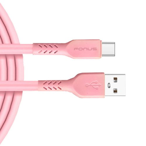 6ft USB-C Cable Pink Charger Cord Compatible with T-Mobile REVVL 7 PRO/REVVL 7 5G, Power Wire Type-C Fast Charge Sync