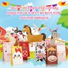30 Pack Farm Birthday Party Supplies Kids Goodie Bags for Farm Birthday Party Farm Favor Bags Farm Animal Candy Treat Bags Barnyard Gift Bags for Farm Theme Birthday Party Baby Shower, 6 Designs