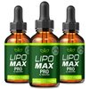 (3 Pack) Lipo Max Pro – Official LipoMax Pro Liquid Formula Inspired by Pink Salt with Natural Keto Blend to Support Body Goals, Energy & Daily Fitness | Just Few Easy Drops a Day (90 Servings)