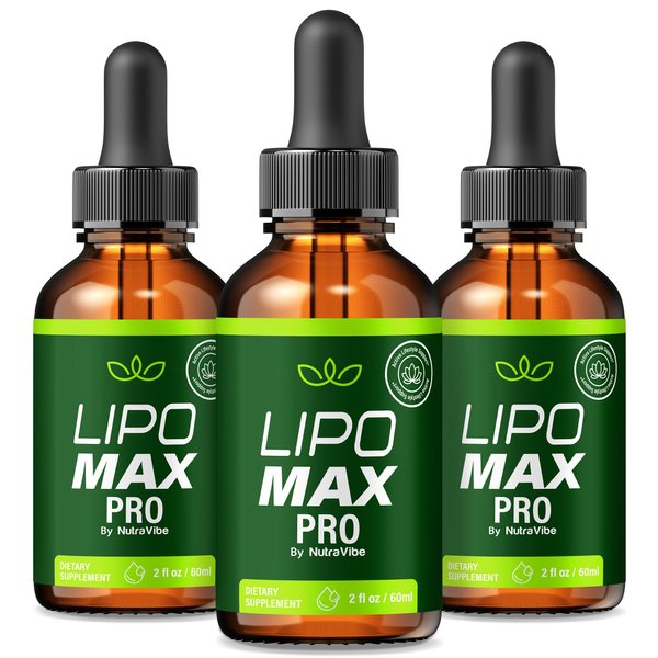 (3 Pack) Lipo Max Pro – Official LipoMax Pro Liquid Formula Inspired by Pink Salt with Natural Keto Blend to Support Body Goals, Energy & Daily Fitness | Just Few Easy Drops a Day (90 Servings)