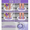Crafts And The City SOO Jelly Pedicure Packs - Pedicure Foot Soak For Feet - Moisturizing Jelly Spa Pedi Soak - Foot Spa Bath Soak For Soaking - Pedicure Foot Gel To Relax Sore Feet (Lavender)