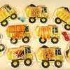 50 Count Construction Shaped Paper Plates Car Construction Party Disposable Plates Truck Construction Party Plates Truck Theme Party Dinnerware Plate for Truck Theme Birthday Party Supplies Decoration
