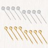 Bobby Pin Jewelry Tray Jewelry Tray 40PCS DIY Round Tray Hair Clips No- Metal Bobby Hair Clips Snap for Hair Accessories（Mixed coloring） Metal Serving Tray Metal Hair Clips Jewelry Tray