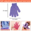 12 Pcs Exfoliating Bath Gloves,Deep Scrubbing Dead Skin Shower Gloves for Beauty Spa Massage Skin Shower Body Scrubber and Suitable for Men,Women