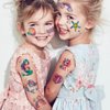 CHARLENT Glitter Temporary Tattoos for Girls - 12 Sheets Glitter Temporary Tattoos for Girls Birthday Party Favors Goodie Bag Fillers