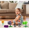 JHESAO 5 PCS Plants and Zombies Toys Action Figures Zombies PVZ Toys Set 1 2 Series Great Gifts for Kids and Fans, Birthday and Christmas Party New