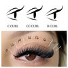 VEYES INC Easy Fan Volume Lash Extensions 03 05 07 J/B/L/C/CC/D/DD Curl 8-25mm Mixed & Single Length Tray, Matte Black Self Fanning Eyelashes, Professional Supplies for Lash Techs (0.05 D 15-20mm)