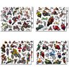 8 Sheets Dirt Bike Temporary Tattoos for Kids, Dirt Bike Birthday Party Supplies Racing Motocross Party favors for Kids Boys Girls Cool Motorcycle Party Decorations Cartoon Fake Tattoos Stickers