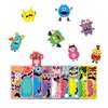 DESEACO Make A Monster Stickers for Kids-Make Your Own Sticker Sheets with Fun Monster Theme Crafts Supply, Toddlers' Creative & Design Boo Face Stickers, Party Games, Birthday, School Reward Gift