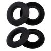 betobier 4 Pcs Universal Kayak Paddle Drip Rings-for Kayak and Canoe Paddles - No More Sliding Up and Down (Black)