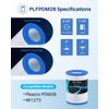 POOLPURE PDM28 Spa Filter Replaces Aquarest Dream Maker 461273 Hot Tub Filter, 2 Pack