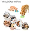 MateeyLife 2PCS Lick Mat for Dogs and Cats, Licking Mats with Suction Cups for Dog Anxiety Relief, Cat Peanut Butter Lick Pad for Boredom Reducer, Dog Treat Mat Perfect for Bathing Grooming