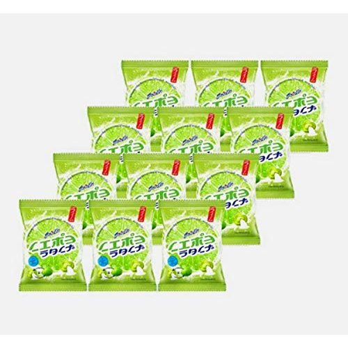 Lime Salt Candy with Vitamin C Powderfilled ,Hart candy ,Refreshing 40 g./10 count (pack of 12) Halal Certified by Thailadgoods