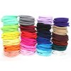 La Tartelette 4 mm Elastic Bands Hair Ties Children Rubber hair headbands - 50 Pcs (Pink)