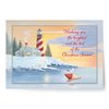 Designer Greetings Red Farm Studios Boxed Christmas Cards, Snowy Lighthouse Coastline (Box of 18 Nautical/Coastal Holiday Cards with White Envelopes), (125-00848-000)