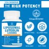 VITACRLLYNMN 1200MG Liposomal Luteolin Supplement - Maximum Absorption, Antioxidant Boost for The Brain 60 Capsules