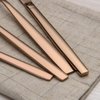 Berglander 20 Piece Titanium Rose Gold Plated Stainless Steel Flatware Set, 20 Pieces Copper Silverware Set, Copper Color Cutlery Sets, Service for 4 (shiny Copper)