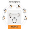 Riddex Sonic Plus Ultrasonic Pest Repeller, Plugs in with extra Outlets Indoor Use - Insect Repellent - Bug Repellents for Home Defense - Protect Against Rodents & Insects, Chemical Free(3 Pack White)
