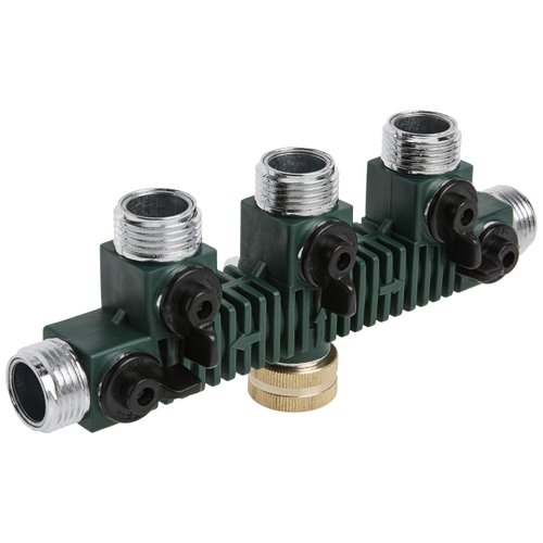 Orbit 62019 5-Way Zinc Hose Faucet Valve Manifold