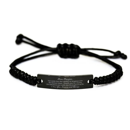 Dear Pawpee, Thank You for Sharing Your Infectious Joy Rope Bracelet, for Pawpee, Valentines Birthday Gifts for Pawpee, Mother's Day, Father's Day for Pawpee