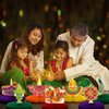 12 Pieces Diwali Decorations Happy Diwali Honeycomb Centerpieces Table Toppers for Home Diwali Indian Style Party Supplies Decorations