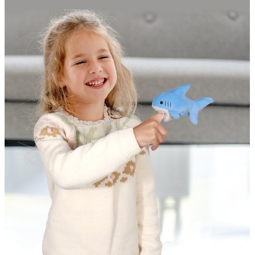 Ice King Bear Little Shark Finger Puppets Stuffed Animals Plush Toy (5)