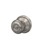 Schlage F10 GEO 619 Georgian Door Knob, Hall & Closet Passage Lock, Satin Nickel